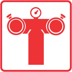Fire Pump Connection safety sign