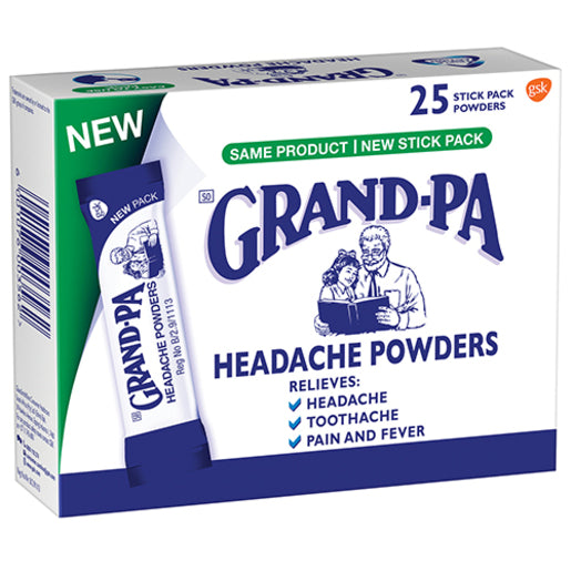 Grandpa Headache Powders 25/Box