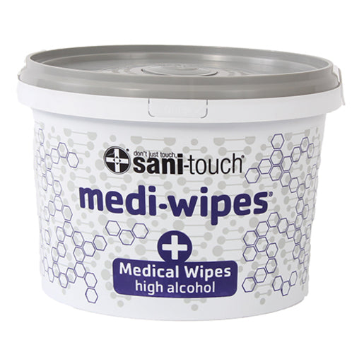Sani-Touch Mediwipes 80% Alcohol Wipes - 600/Tub