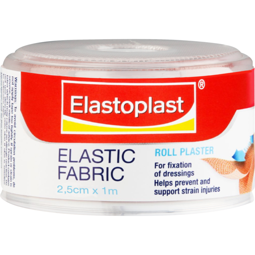 Elastic Fabric Roll Plaster 25mm X 1m – The Paramedic Shop cc