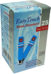 Easy Touch Cholesterol Test Strips (25 per Vial)