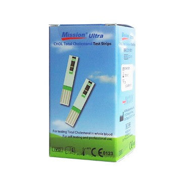 Mission Ultra Cholesterol Test Strips (25's)