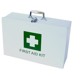 Large Comprehensive First Aid Kit in Metal Case