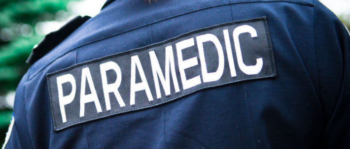 Paramedic Print on Back of Jacket/Jump Suit