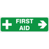 First Aid - ( Right ) safety sign