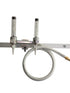 Double Oxygen Flowmeter Rail Mounted