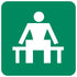 Waiting Place safety sign